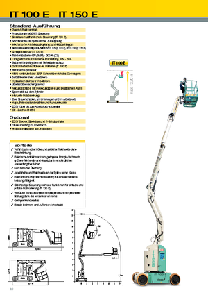Nacele telescopice pe roți Imer IT 100 E