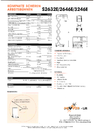 Platforme de ridicare de tip foarfecă pe roți Snorkel S 2646