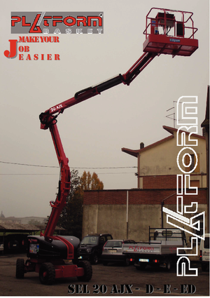 Nacele cu braț articulat pe roți Basket SEL 20 AJX