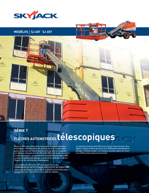 Nacele telescopice pe roți Skyjack SJ 45 T