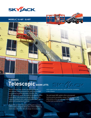 Nacele telescopice pe roți Skyjack SJ 45 T