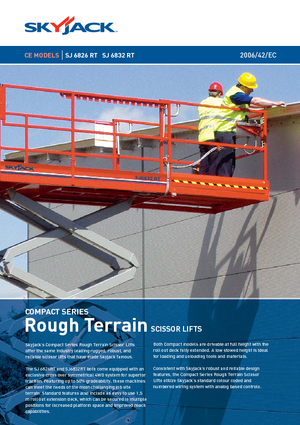 Platforme de ridicare de tip foarfecă pe roți Skyjack SJ 6832 RT