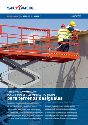 Platforme de ridicare de tip foarfecă pe roți Skyjack SJ 6832 RT