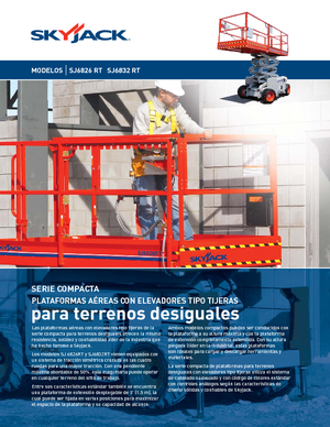 Platforme de ridicare de tip foarfecă pe roți Skyjack SJ 6832 RT