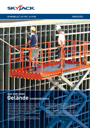 Platforme de ridicare de tip foarfecă pe roți Skyjack SJ 7127