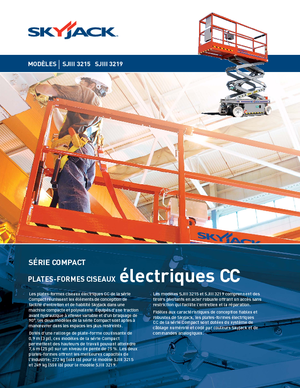 Platforme de ridicare de tip foarfecă pe roți Skyjack SJ III 3219