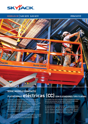 Platforme de ridicare de tip foarfecă pe roți Skyjack SJ III 3219