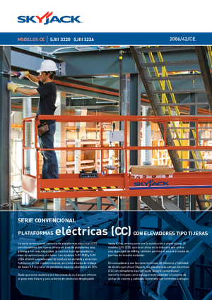 Platforme de ridicare de tip foarfecă pe roți Skyjack SJ III 3226 M