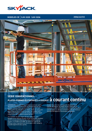 Platforme de ridicare de tip foarfecă pe roți Skyjack SJ III 3220