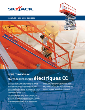 Platforme de ridicare de tip foarfecă pe roți Skyjack SJ III 3220