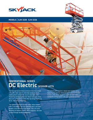 Platforme de ridicare de tip foarfecă pe roți Skyjack SJ III 3220