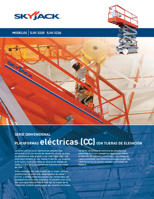 Platforme de ridicare de tip foarfecă pe roți Skyjack SJ III 3220