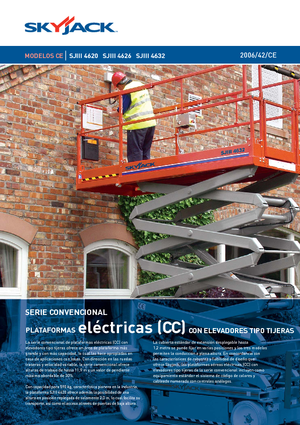 Platforme de ridicare de tip foarfecă pe roți Skyjack SJ III 4626