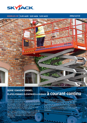 Platforme de ridicare de tip foarfecă pe roți Skyjack SJ III 4626