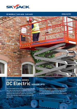 Platforme de ridicare de tip foarfecă pe roți Skyjack SJ III 4632