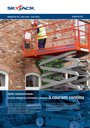 Platforme de ridicare de tip foarfecă pe roți Skyjack SJ III 4632