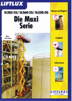 Platforme de ridicare de tip foarfecă pe roți Liftlux SL 205-25