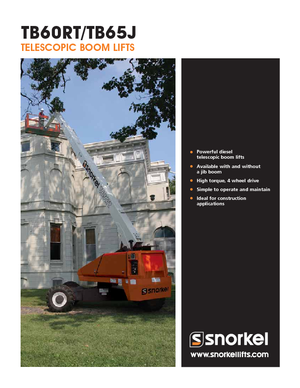 Nacele telescopice pe roți Snorkel T60RT