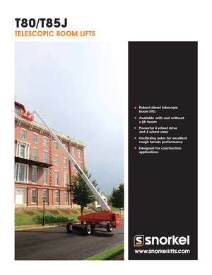 Nacele telescopice pe roți Snorkel TB85J