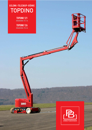 Nacele cu braț articulat pe roți PB Topdino 126 D