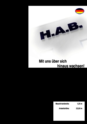 Platforme de ridicare de tip foarfecă pe roți HAB S 225-12 D 4WD S