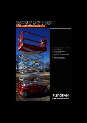 Platforme de ridicare de tip foarfecă pe roți Snorkel S3226E