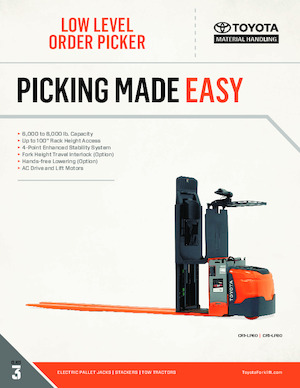 Order pickers (preparatoare de comenzi) Toyota CR1-LP80