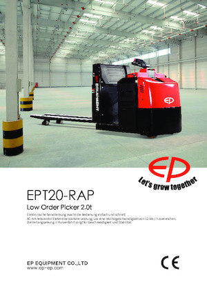 Order pickers (preparatoare de comenzi) EP EPT20-RAP