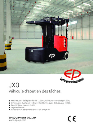 Order pickers (preparatoare de comenzi) EP JX0/JX0-30 (Li)