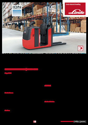 Order pickers (preparatoare de comenzi) Linde N20C D