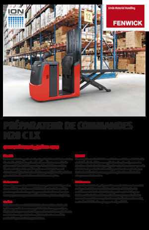 Order pickers (preparatoare de comenzi) Linde N20C LX
