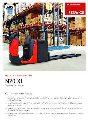 Order pickers (preparatoare de comenzi) Linde N20XL