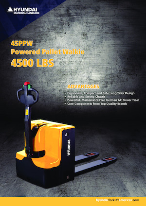 Transpalete cu operator pedestru Hyundai 45PPW