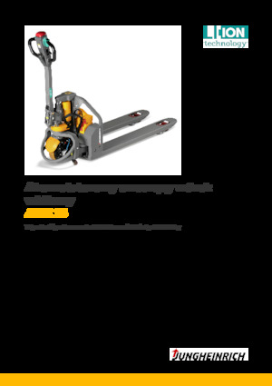 Transpalete cu operator pedestru Jungheinrich AME 13