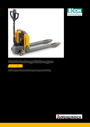 Transpalete cu operator pedestru Jungheinrich AME 15