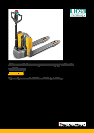 Transpalete cu operator pedestru Jungheinrich AME 15