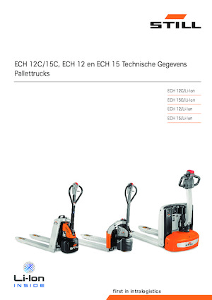 Transpalete cu operator pedestru Still ECH 15C