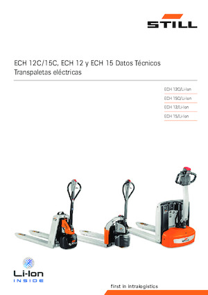 Transpalete cu operator pedestru Still ECH 15