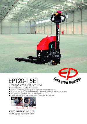 Transpalete cu operator pedestru EP EPT20-15ET