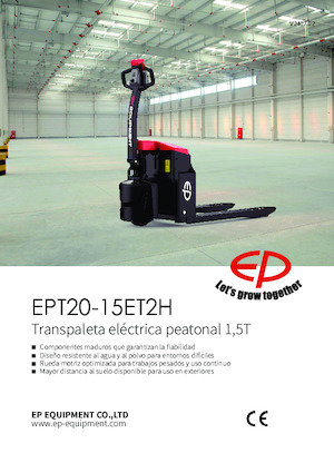 Transpalete cu operator pedestru EP EPT20-15ET2H
