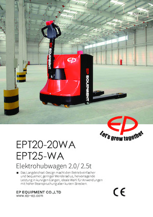 Transpalete cu operator pedestru EP EPT20-20WA