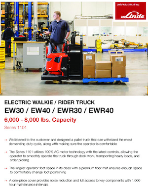 Transpalete cu operator pedestru Linde EW40