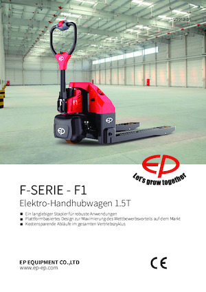 Transpalete cu operator pedestru EP F1