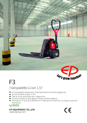 Transpalete cu operator pedestru EP F3