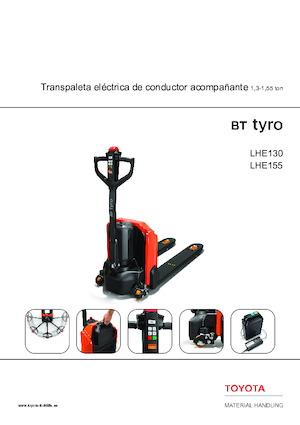 Transpalete cu operator pedestru Toyota LHE130