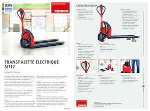 Transpalete cu operator pedestru Linde MT12 