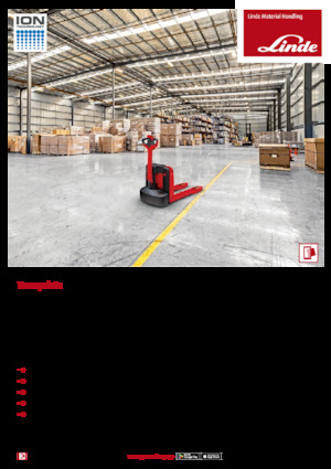 Transpalete cu operator pedestru Linde MT15