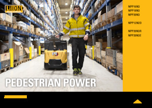 Transpalete cu operator pedestru Caterpillar NPP16N3