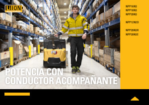 Transpalete cu operator pedestru Caterpillar NPP20N3
