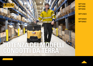 Transpalete cu operator pedestru Caterpillar NPP20N3
